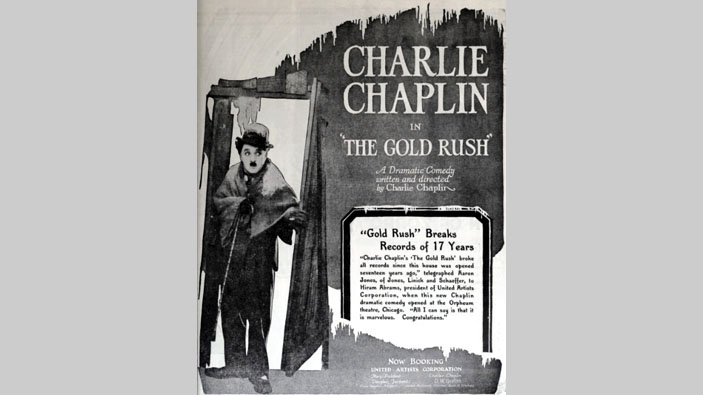 <i>La quimera del oro</i> de Chaplin sigue vigente al cumplir un siglo 
