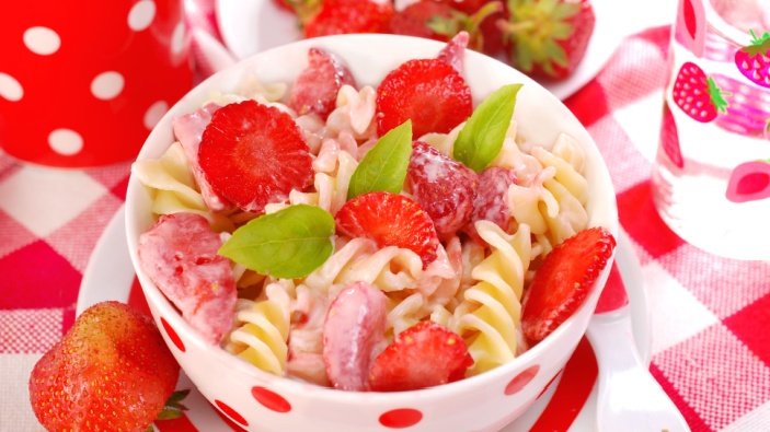 El plato de pasta con fresas que se ha vuelto viral