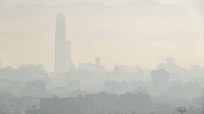 Santiago de Chile es una de las tres ciudades con peor calidad de aire en el mundo