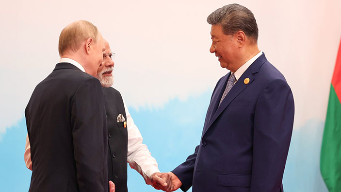 China, Indien und Russland demonstrieren Geschlossenheit gegenüber dem Westen
