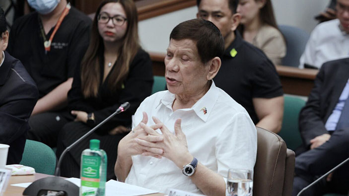 El expresidente filipino Duterte, acusado formalmente de crímenes de lesa humanidad