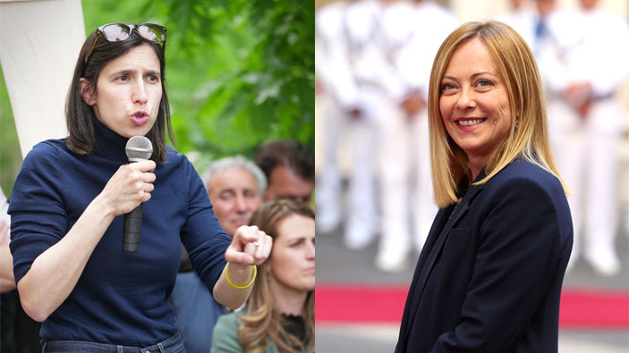Tensione alle stelle tra Elly Schlein e Giorgia Meloni