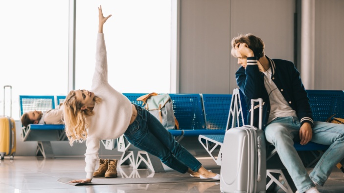 Kennedy y Duffy quieren que la gente haga ejercicio en los aeropuertos