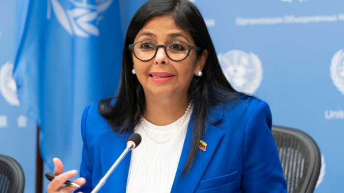 Delcy Rodríguez afirma que está dispuesta a celebrar elecciones