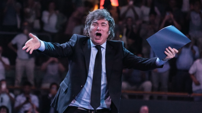 Javier Milei al rojo vivo