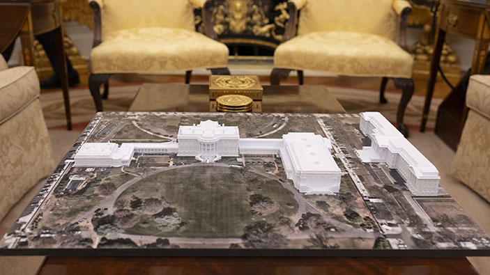 Rinviata l'approvazione della sala da ballo di Trump alla Casa Bianca