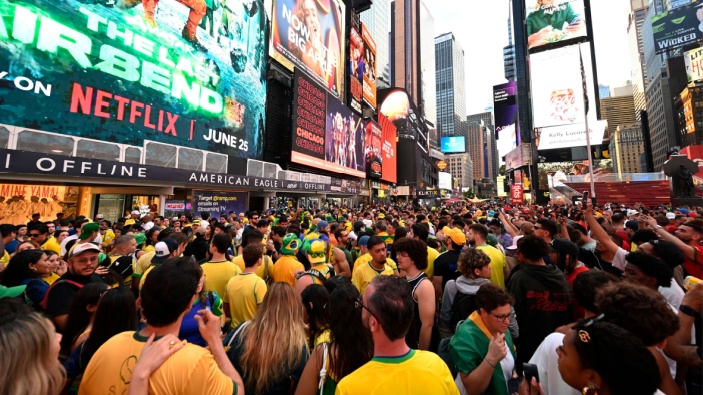 Estados Unidos deslumbra a los visitantes del Mundial
