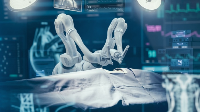 Se realizó la primera cirugía en animales llevada a cabo por robots humanoides