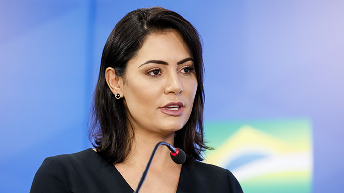 Michelle Bolsonaro crea un movimiento político en Brasil