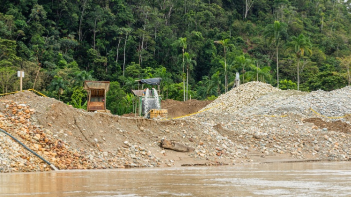 La minería ilegal avanza imparable en la Amazonía ecuatoriana
