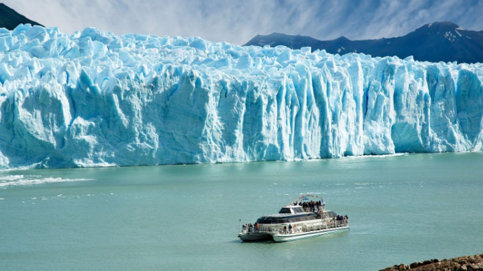 Imágenes satelitales muestran el retroceso del glaciar Perito Moreno en 10 años