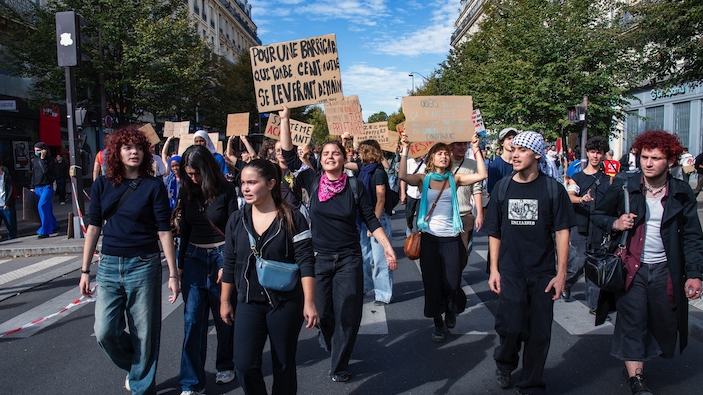La Francia vive la più grande ondata di proteste studentesche degli ultimi anni