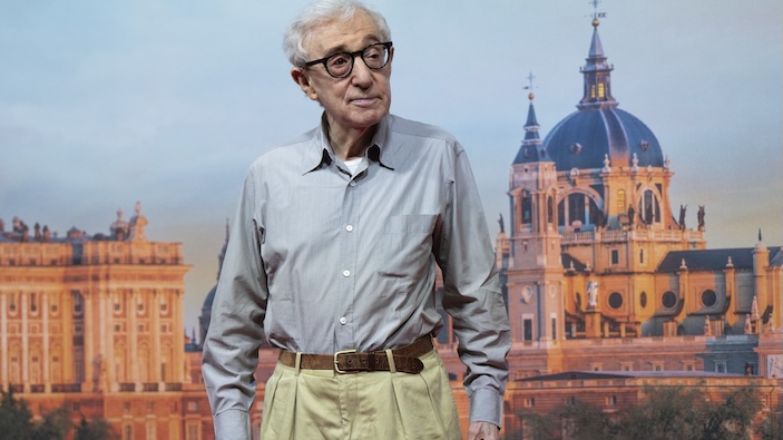 Woody Allen rueda en Madrid, con polémica política incluida